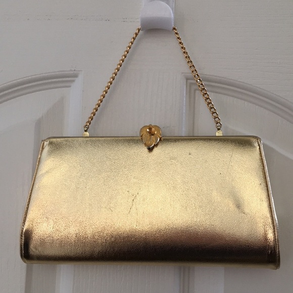 FINAL CLEARANCE 
LADIES’ Gold-tone Bag - Picture 1 of 9